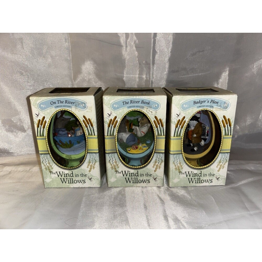 Wind In The Willows Limited Edition Collectible Figurines Lot Of 3
